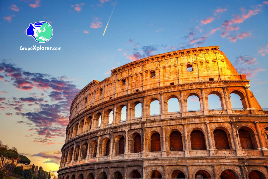 Descubre Roma - Coliseo romano con grupoxplorer