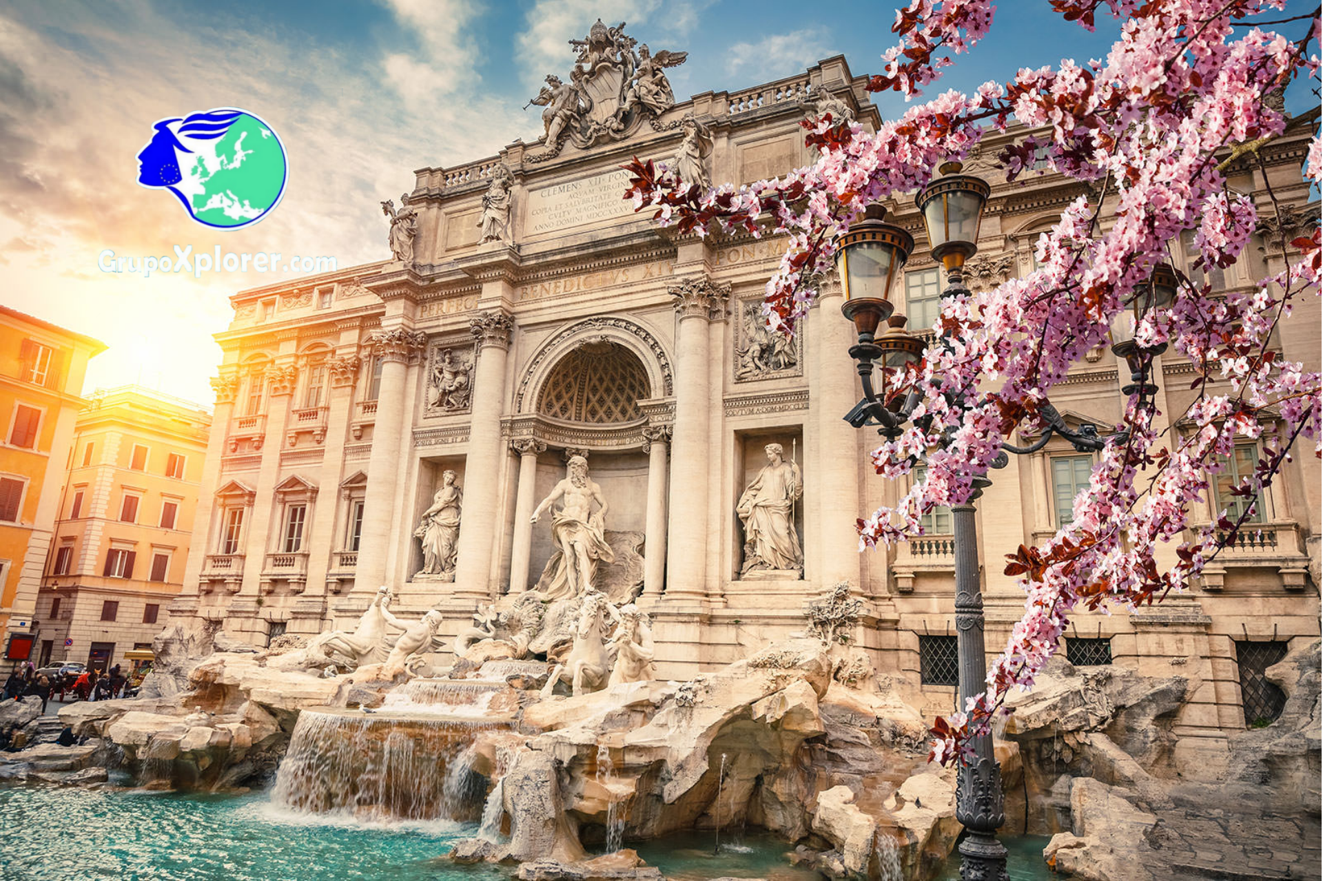 Descubre Roma Fontana de Trevi