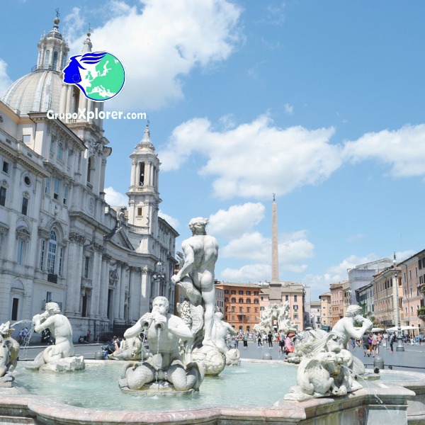 Descubre Roma - Plaza Navona- Grupoxplorer