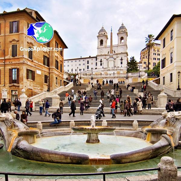 Descubre Roma- Plaza de España. con grupoxplorer